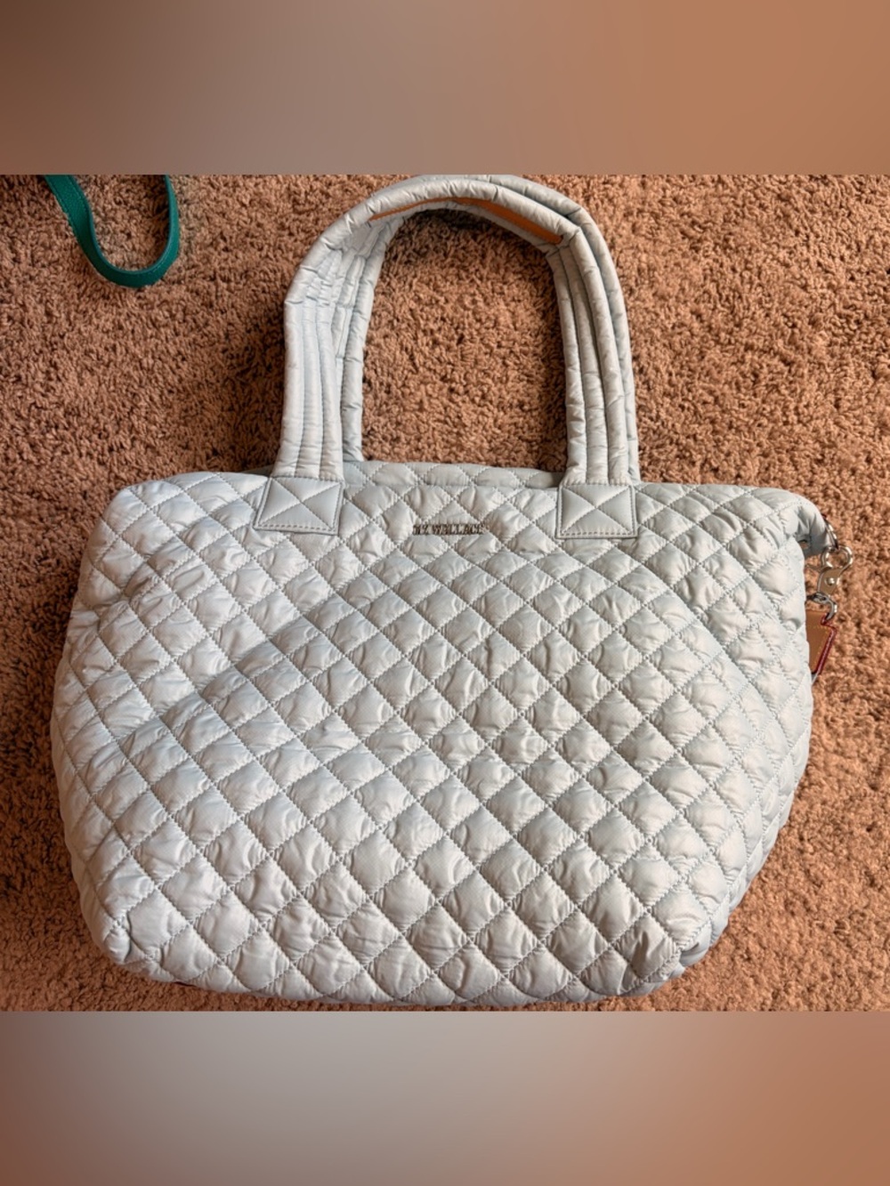 Medium Metro Tote and Metro Pouch in Ice Blue